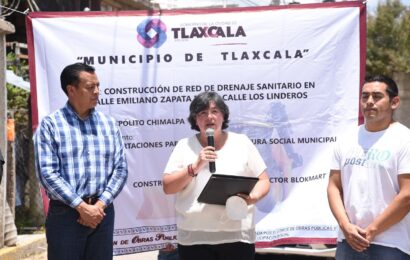 Mejoran servicio de drenaje en San Hipólito Chimalpa