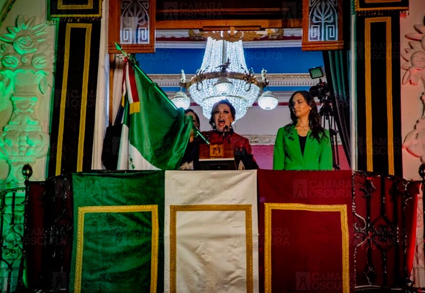 Encabezó Gobernadora Lorena Cuéllar CCXIII Aniversario del Grito de Independencia