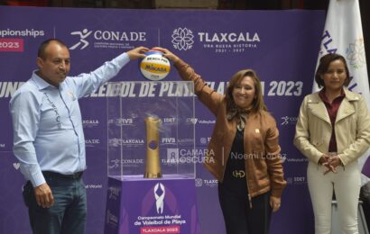 Trophy Tour Mundial de Voleibol de playa visitó Tlaxco