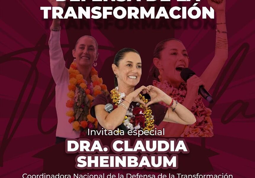 Confirma CEE Morena Tlaxcala, visita de Claudia Sheinbaum Pardo a Tlaxcala