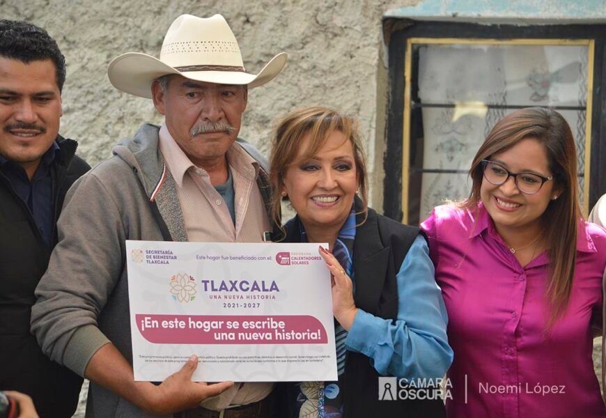 Inició Gobernadora programa de “Calentadores solares” en Hueyotlipan