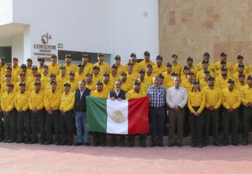 Tlaxcala brinda apoyo en la lucha contra incendios en Canadá