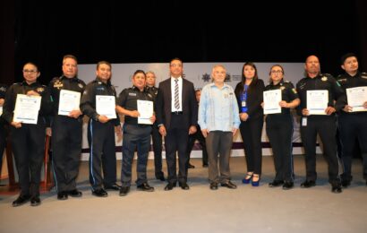 Profesionaliza Secretaría de Seguridad Ciudadana a 127 Policías Municipales