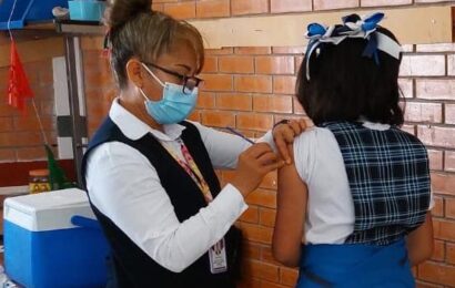Lleva Sector Salud vacunas de VPH a primarias y secundarias de Tlaxcala