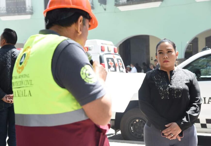Exitoso Simulacro 2023 refleja el compromiso del Ayuntamiento de Tlaxcala con la seguridad