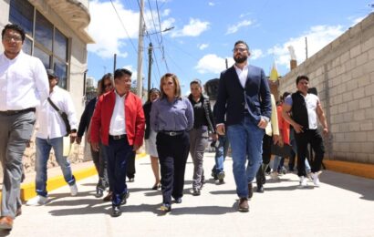 Entregó Gobernadora infraestructura vial en Zacualpan
