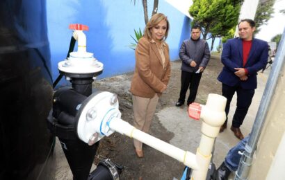 Gobernadora Lorena Cuéllar impulsa cosecha de agua de lluvia en Natívitas