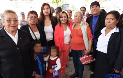 Entregó gobernadora sustitución de pavimento en municipio de Benito Juárez