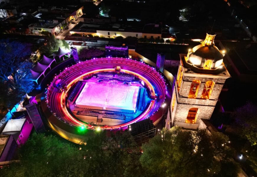 Supervisa Gobernadora plaza de toros de Tlaxcala para Mundial De Voleibol