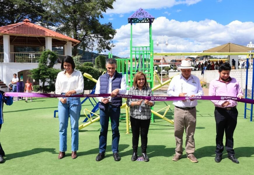 Entregó Gobernadora infraestructura deportiva y espacios recreativos en Tlaxco
