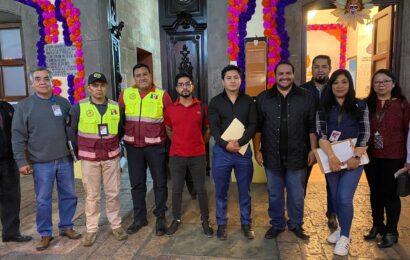 Gobierno Municipal de Tlaxcala realiza operativo de regularización de establecimientos en el Centro Histórico