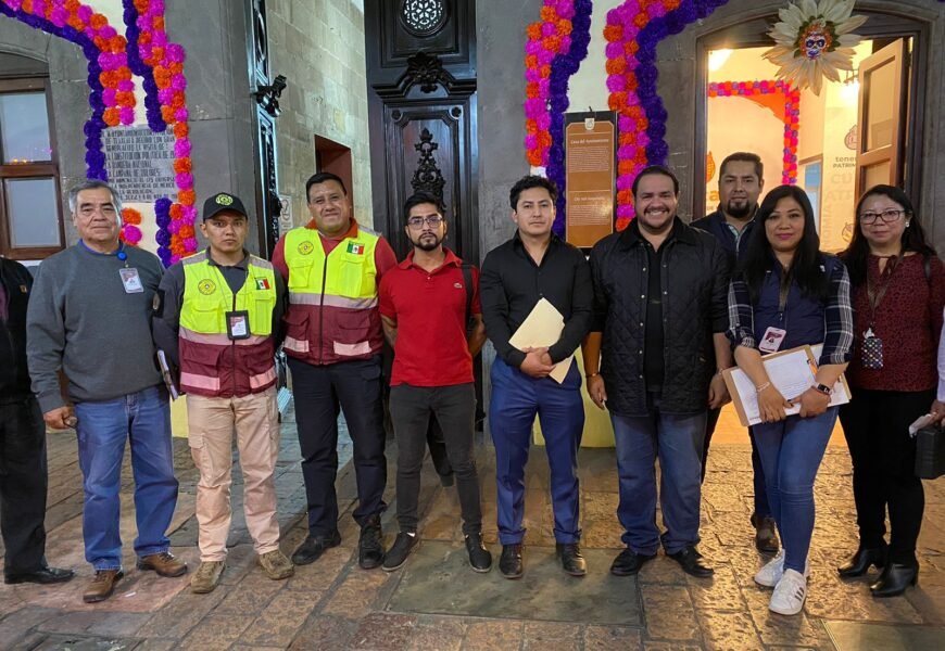 Gobierno Municipal de Tlaxcala realiza operativo de regularización de establecimientos en el Centro Histórico