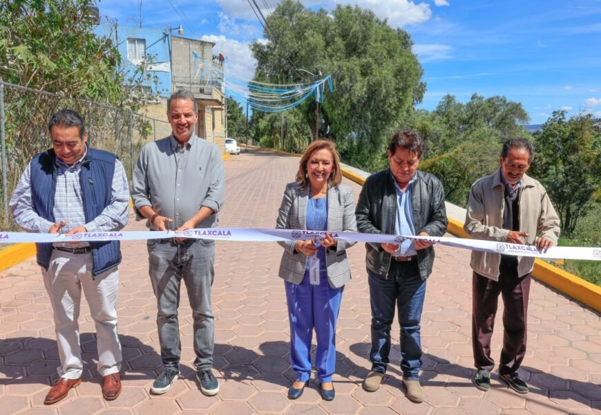 Entrega Gobernadora obra pública en Totolac con una inversión cercana al millón de pesos