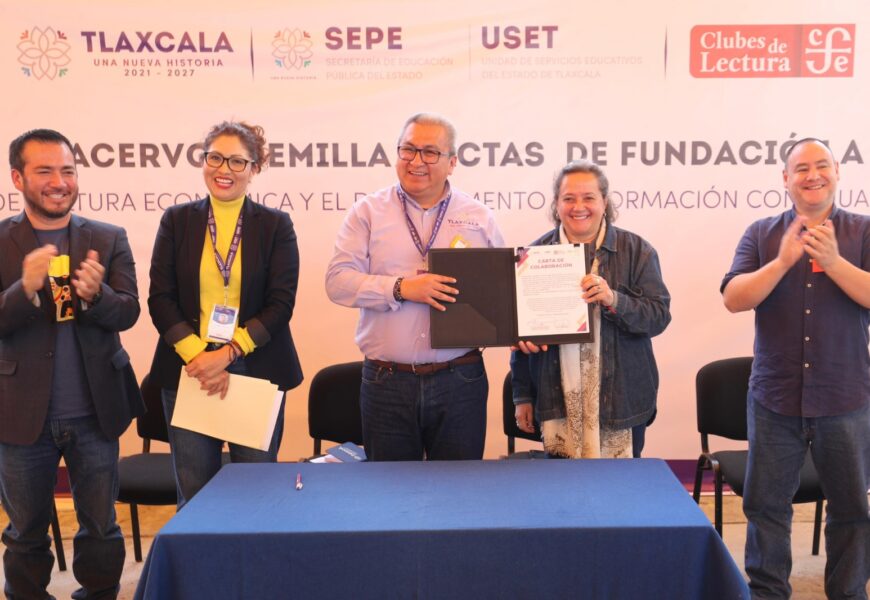 Entregó SEPE-USET acervos semilla y actas de fundación a clubes de lectura