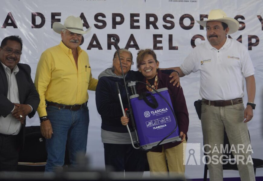 Gobernadora  impulsa el campo en Tlaxcala con entrega de equipos agrícolas
