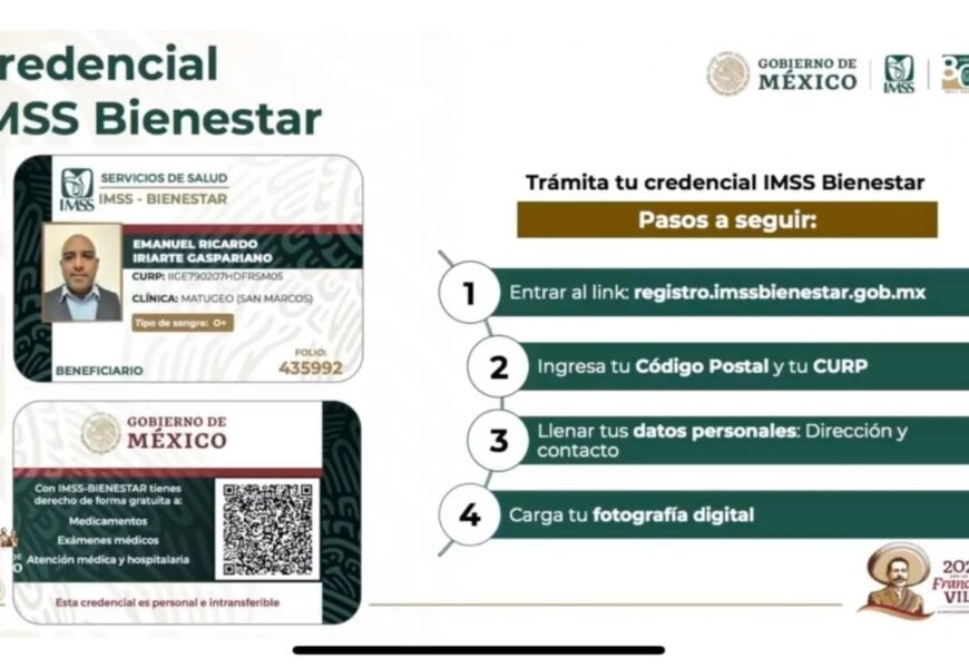 Inicia Tlaxcala la credencializaciónde servicios medicos Imss-bienestar para la población