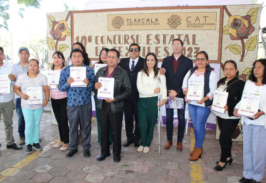 Premian a los ganadores del XII Concurso Estatal de Textiles 2023