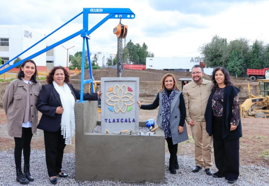 Gobernadora inicia obra de Unidad de Docencia en la Universidad Politécnica de Tlaxcala