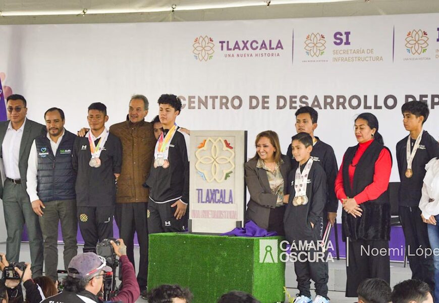 Gobernadora devela primera piedra para el Centro de Desarrollo Deportivo de Alto Rendimiento