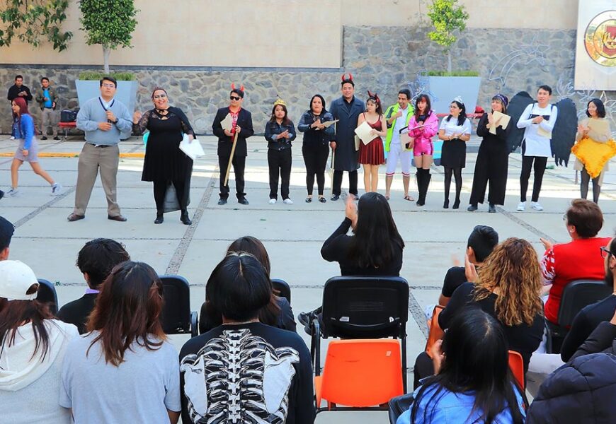 Realizó federación de estudiantes de la UATx festejo navideño