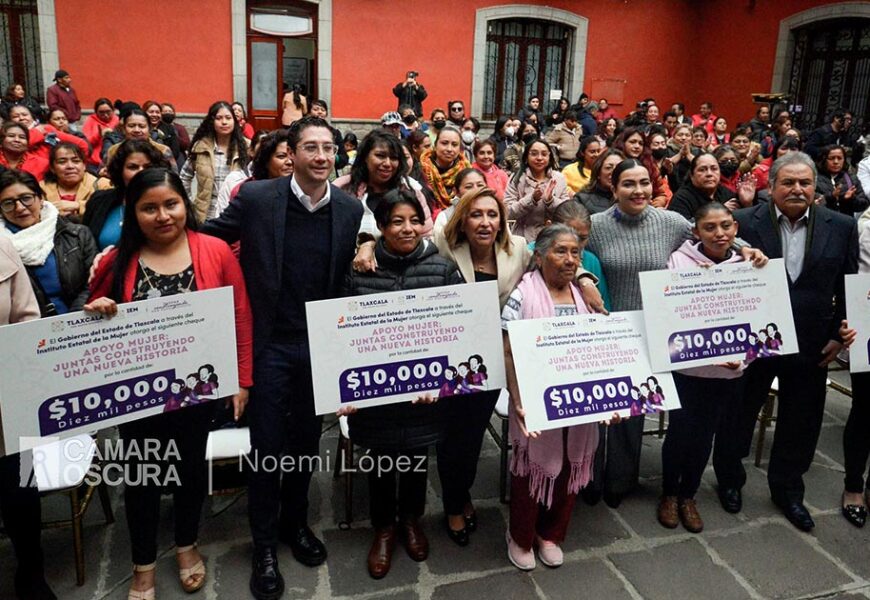 Gobernadora Lorena Cuéllar impulsa emprendimientos de mujeres tlaxcaltecas con apoyos económicos