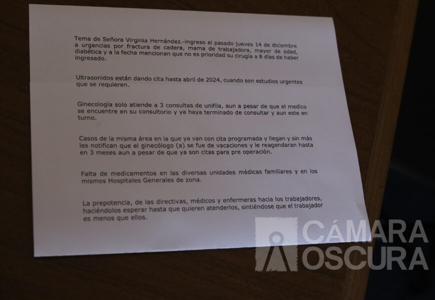 Denuncia CROC deficiencias en el servicio de salud brindado por el IMSS
