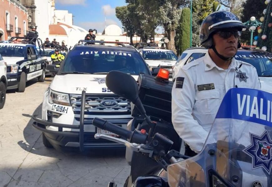 Operativo «Guardián» de la SSC de Tlaxcala, garantiza la seguridad en temporada decembrina