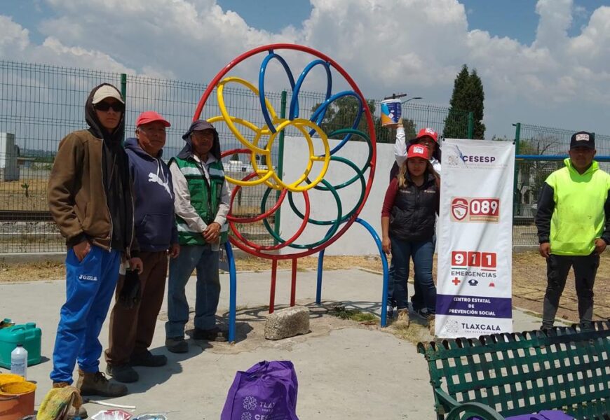 Programa de recuperación de espacios comunitarios fortalece la seguridad en Tlaxcala