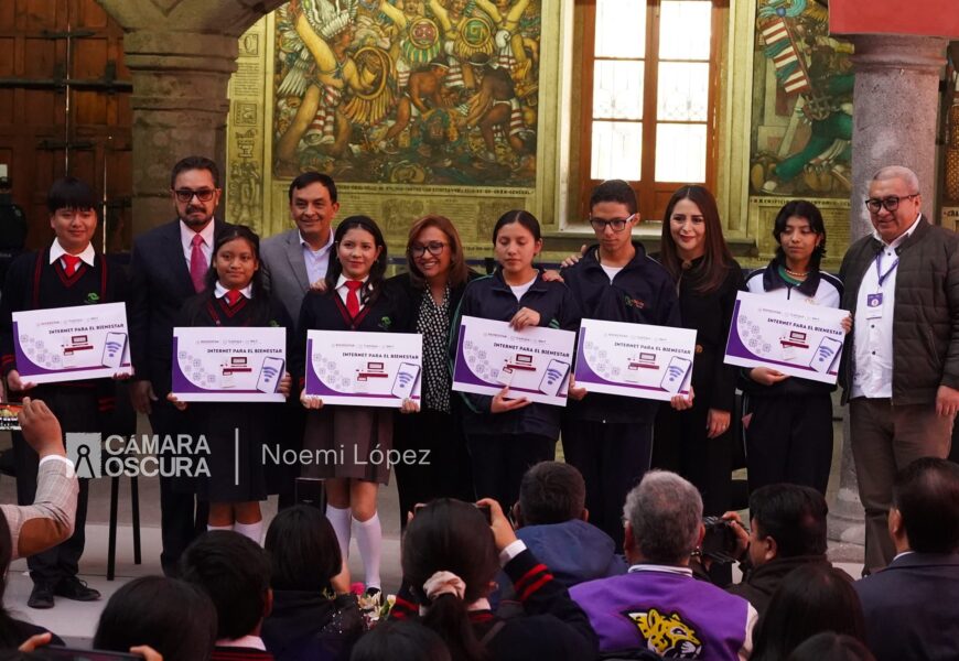Arranca gobernadora el servicio “Internet para el bienestar” en Tlaxcala
