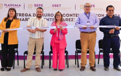 Fortalece gobernadora infraestructura educativa en favor de la niñez Tlaxcalteca