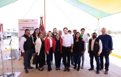 Con el programa peso a peso, gobernadora consolida obras en Atlagantepec
