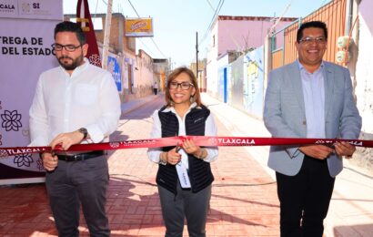 Gobernadora entrega obra pública en Benito Juárez