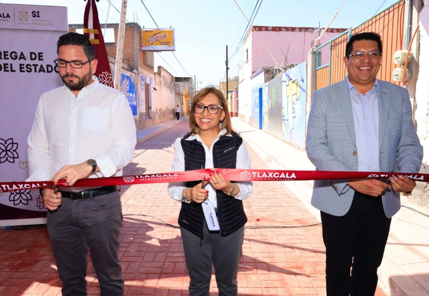 Gobernadora entrega obra pública en Benito Juárez