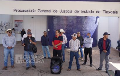 Piden campesinos y ejidatarios renuncia de Ernestina Carro Roldán, procuradora de justicia de Tlaxcala