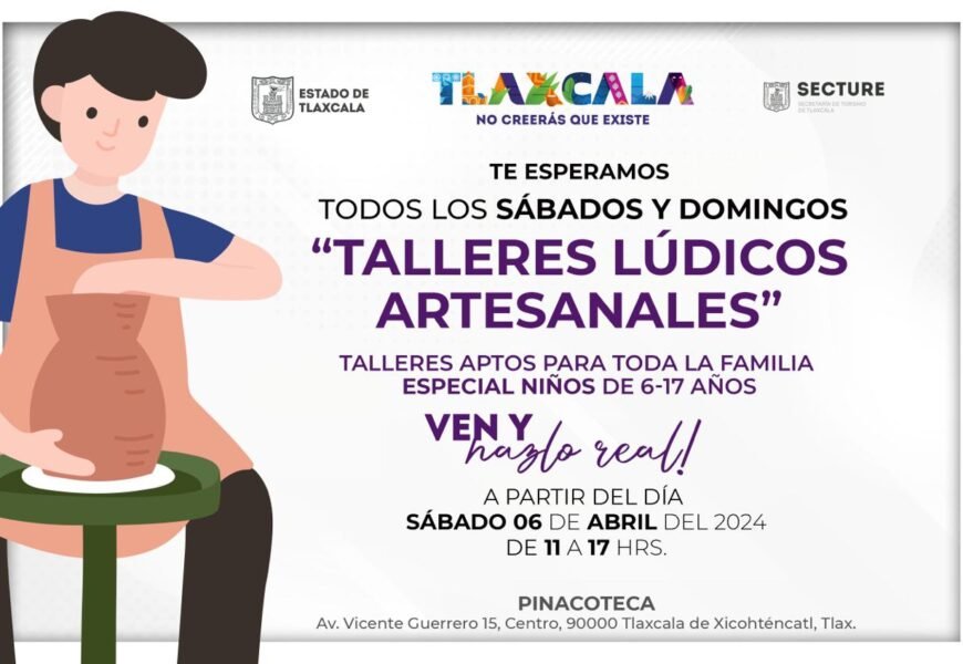 Invita SECTURE a los niños a participar en talleres artesanales