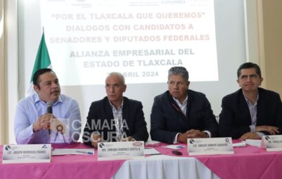Realizará Alianza Empresarial foro “Diálogos con candidatos a puestos de elección popular en Tlaxcala”