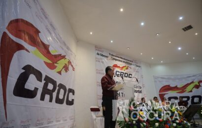 Pesé a acciones sindicales, aun se tiene que trabajar para mejorar las condiciones laborales, afirmó el líder de la CROC en Tlaxcala