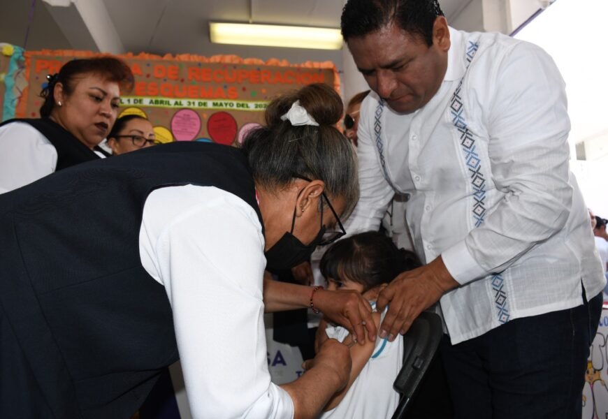 Continúa campaña de recuperación de coberturas en vacunación contra sarampión, rubéola y poliomielitis