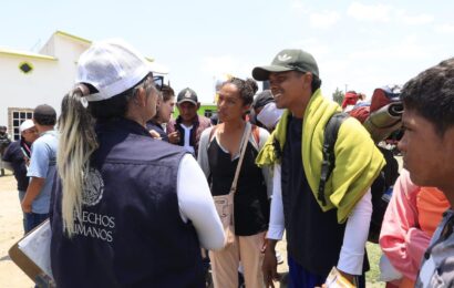 Otorga gobierno del estado apoyo humanitario a migrantes varados en Tlaxco