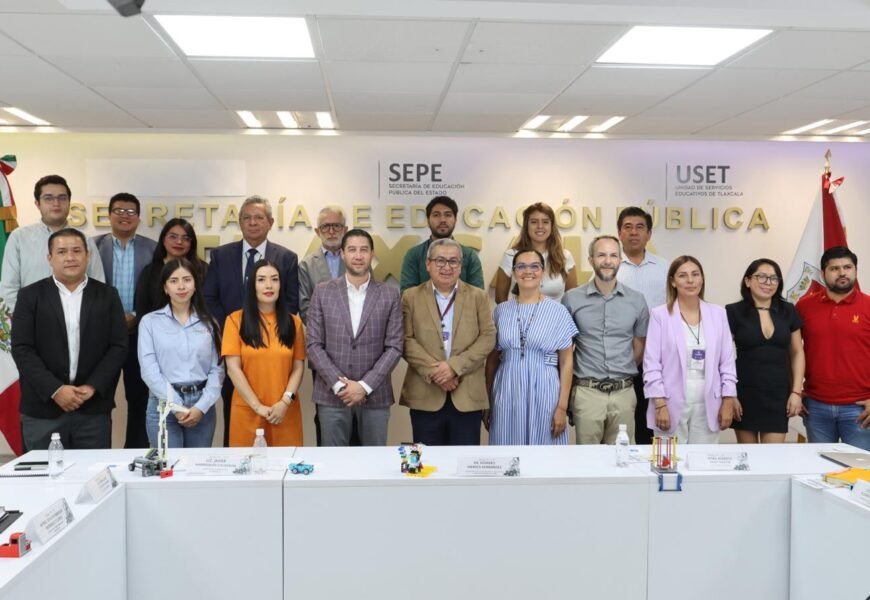 Gobierno, empresarios y fundación robotix se unen para transformar la educación en Tlaxcala