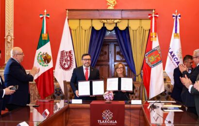 Signan convenios de colaboración gobierno del estado e instituto politécnico nacional