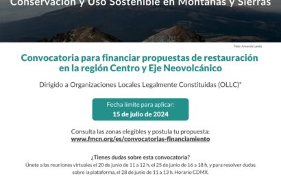 Invita SMA a participar en el proyecto “conservación y uso sostenible en montañas y sierras”