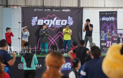 Continúa la fiebre del pugilismo con la segunda sesión de boxeo fitness en Tlaxcala