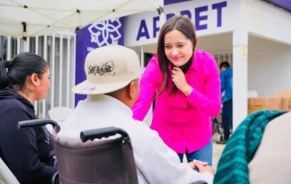 Inaugura Fernanda Espinosa de los Monteros primer parque inclusivo para el bienestar, en Huamantla