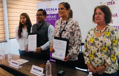 Firman Convenio ITEA e ICATLAX para reducir el rezago educativo
