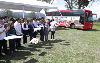 Presenta Gobernadora nueva ruta turística Mobility Toritour ADO “Tlaxco-Tecoaque”