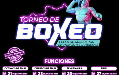 Realizará WBC e IDET torneo amateur de boxeo “pelea de guerreros en honor a Tlahuicole”