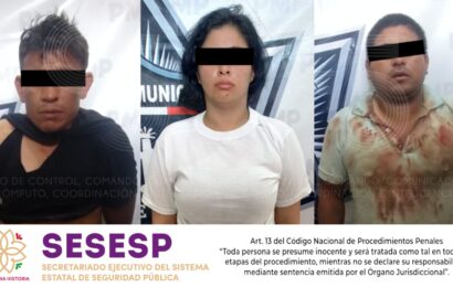 Caen tres presuntos asaltantes del transporte público mediante acción coordinada entre autoridades