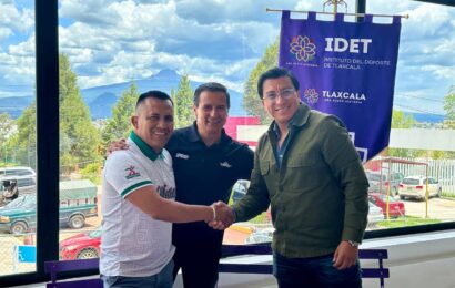 Firma Tlaxcala y Oaxaca  convenio para organizar maraton para natación de para Conade 2024