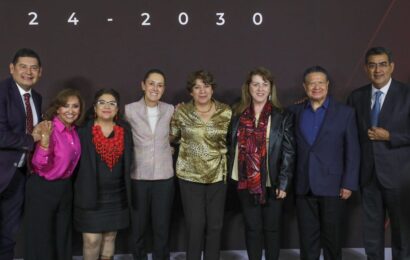 Asiste Lorena Cuéllar a reunión de gobernadores con la presidenta electa Claudia Sheinbaum